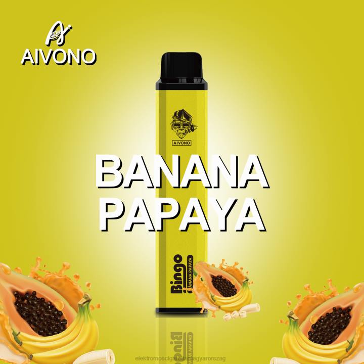 Aivono AIM BINGO 4000 banán papaya 6F06137 - Elektromos Cigaretta Rendelés