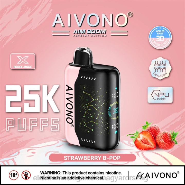 Aivono AIM BOOM 25000 epres b-pop 6F06352 - Elektromos Cigaretta Fajták