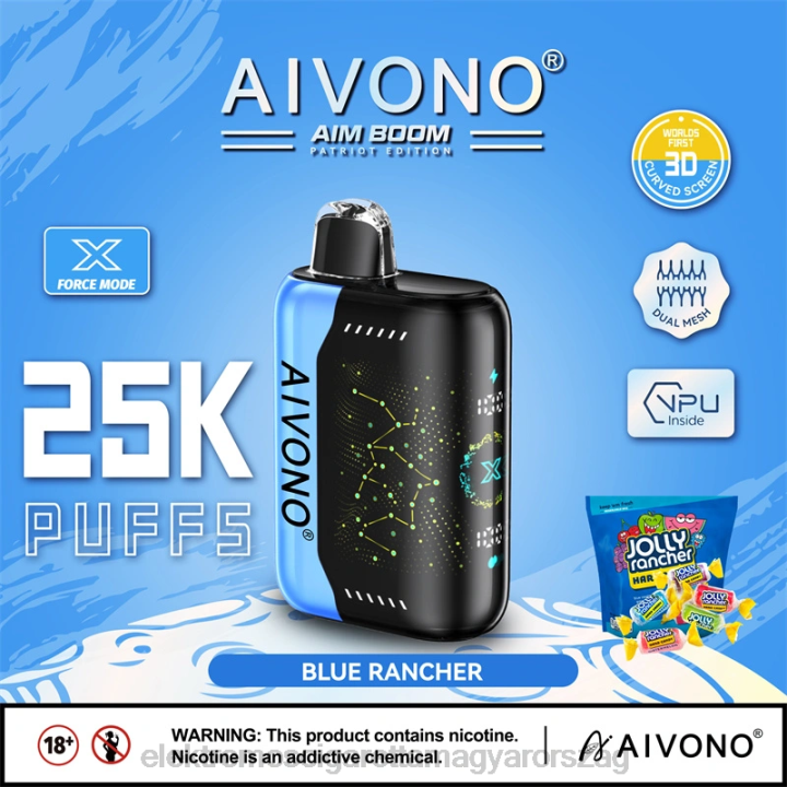 Aivono AIM BOOM 25000 kék farmer 6F06344 - Vape Nagykereskedés
