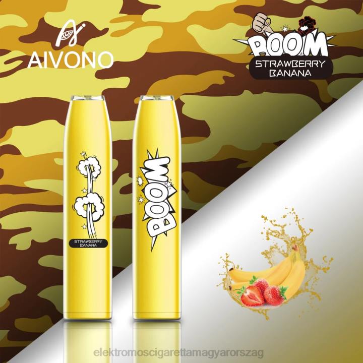 Aivono AIM BOOM 600 eper banán 6F06363 - Elektromos Cigaretta Liquid