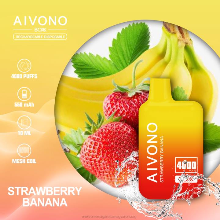 Aivono AIM BOXX 4000 eper banán 6F06231 - Elektromos Cigaretta Töltő