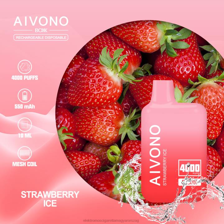 Aivono AIM BOXX 4000 eper jég 6F06226 - Elektromos Cigaretta Árak