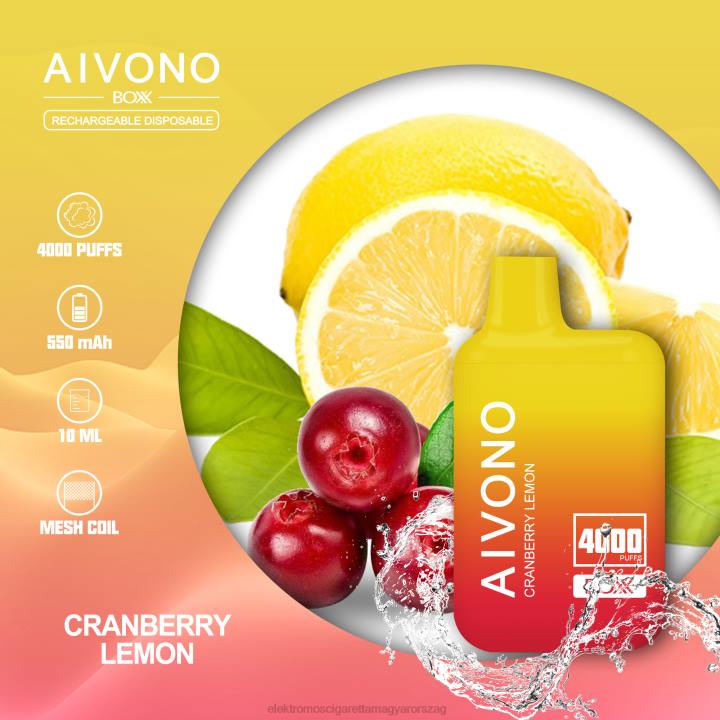 Aivono AIM BOXX 4000 áfonyás citrom 6F06218 - Elektromos Cigaretta Bolt
