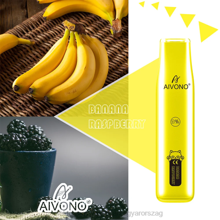 Aivono AIM CAT 400 banán málna 6F06334 - Vape Nagykereskedés