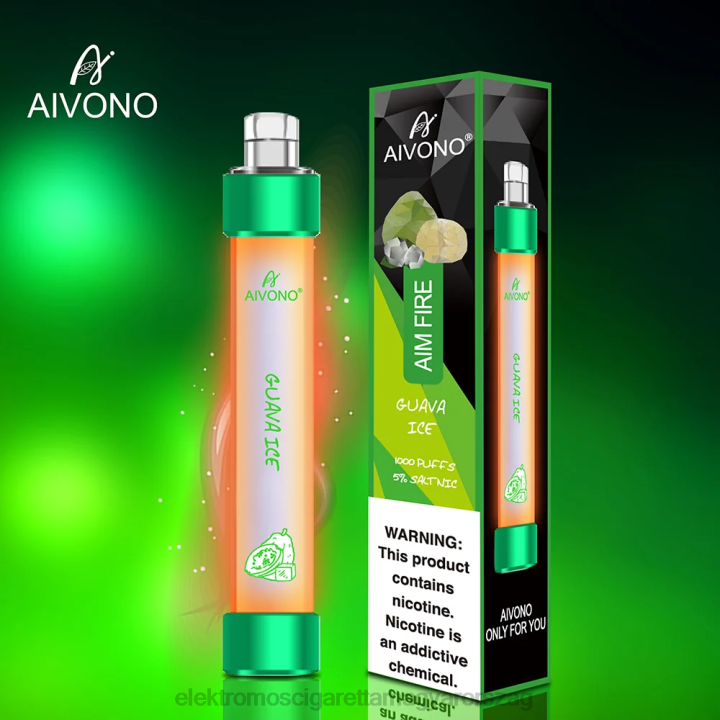 Aivono AIM FIRE 1000 guava jég 6F06330 - Elektromos Cigaretta Töltő Alkatrészek