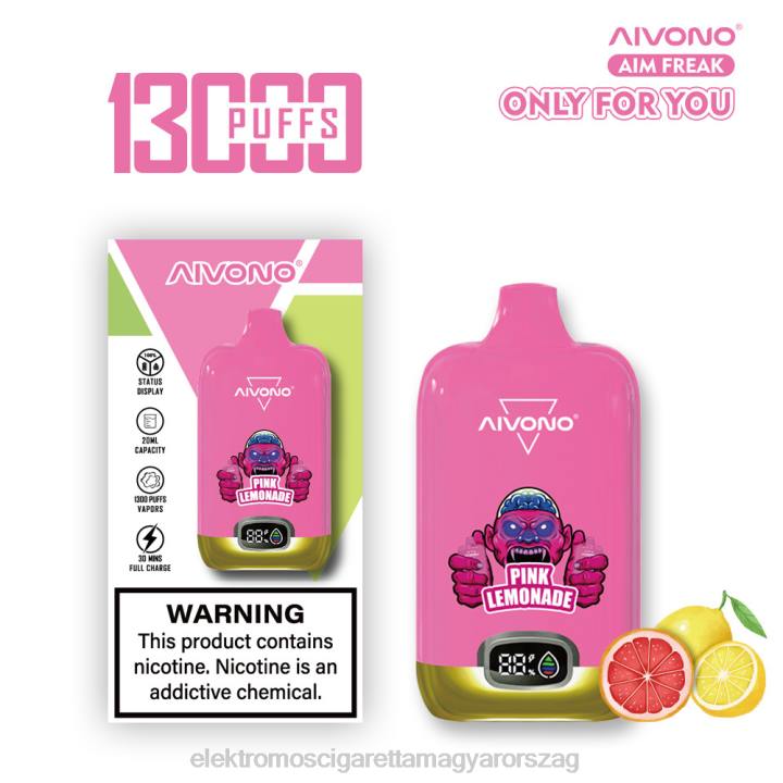 Aivono AIM FREAK 13000 rózsaszín limonádé 6F06249 - Elektromos Cigaretta Töltő Vélemények