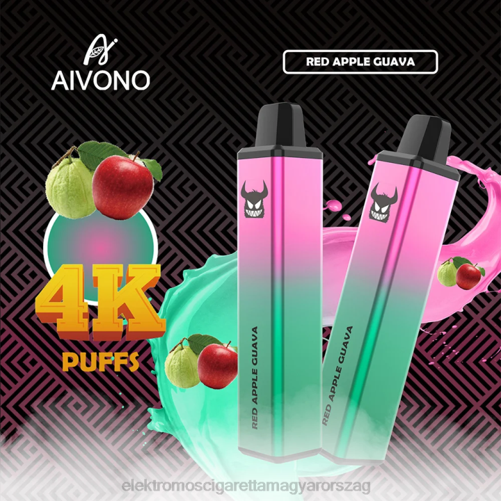 Aivono AIM FREAK 4000 piros alma guava 6F06257 - Elektromos Cigaretta Rendelés