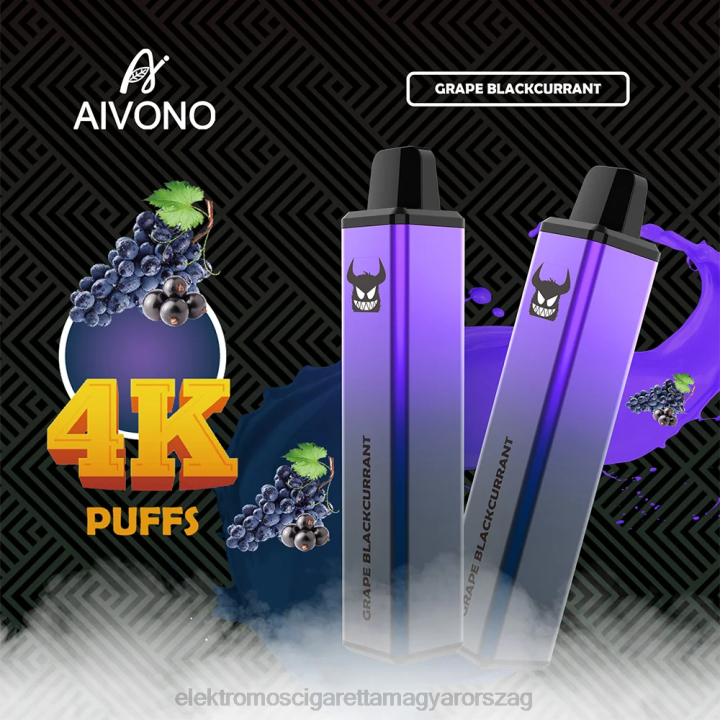 Aivono AIM FREAK 4000 szőlő feketeribizli 6F06259 - Elektromos Cigaretta Töltő Vélemények