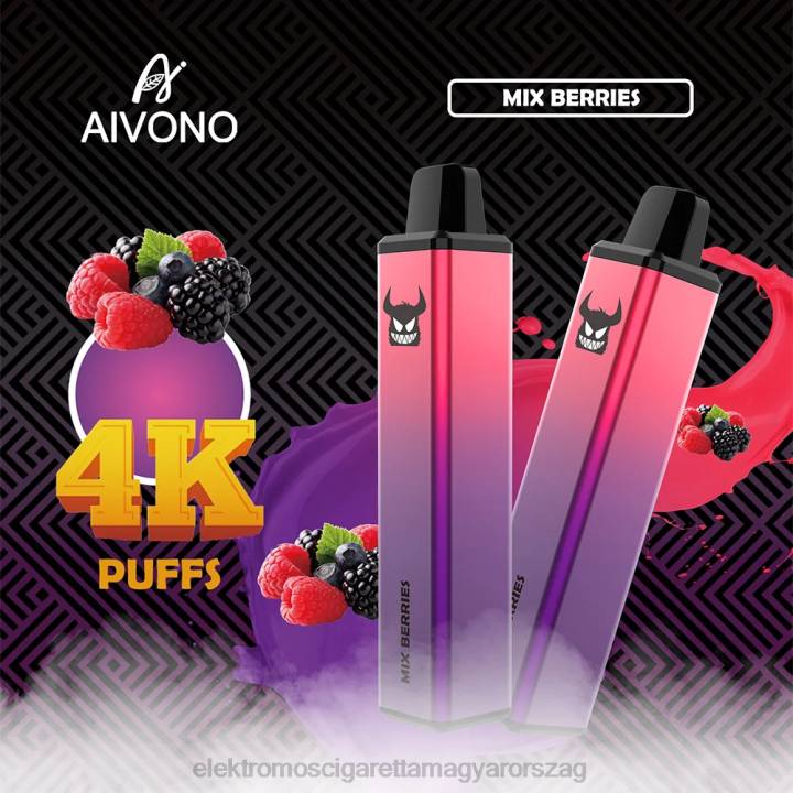 Aivono AIM FREAK 4000 vegyes bogyók 6F06260 - Elektromos Cigaretta Töltő Alkatrészek