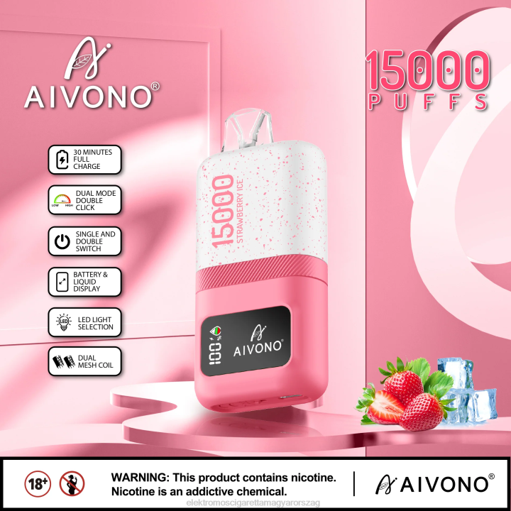 Aivono AIM magic 15000 eper jég 6F0671 - Elektromos Cigaretta Töltő