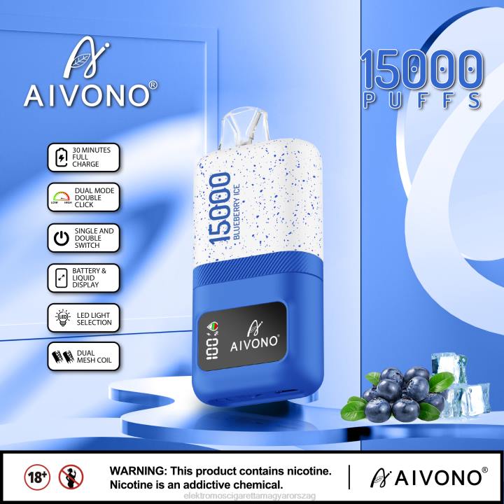 Aivono AIM magic 15000 áfonyás jég 6F0668 - Elektromos Cigaretta Bolt
