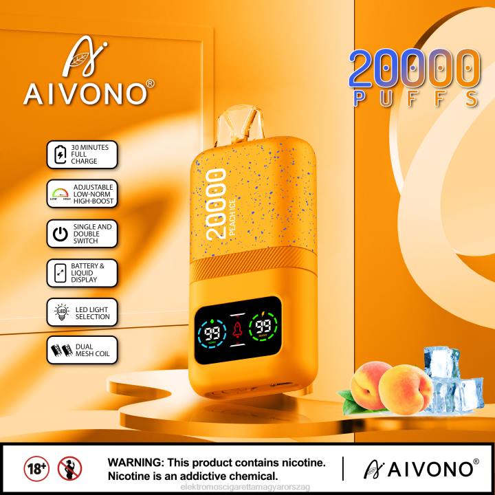Aivono AIM magic 20000 barack jég 6F0685 - Elektromos Cigaretta Repülő