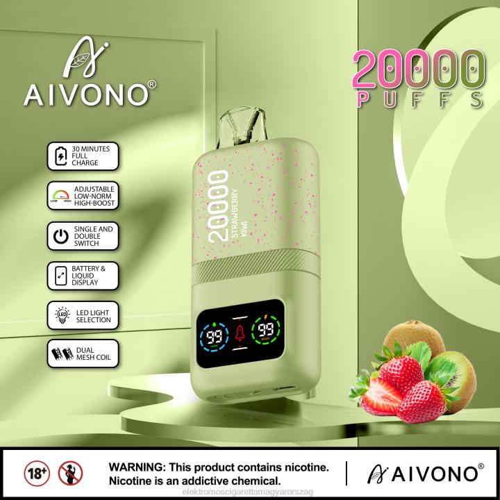 Aivono AIM magic 20000 epres kivi 6F0681 - Elektromos Cigaretta Töltő