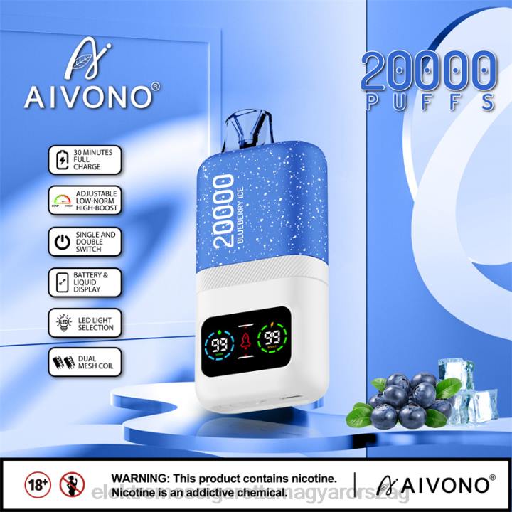 Aivono AIM magic 20000 áfonyás jég 6F0673 - Elektromos Cigaretta Liquid
