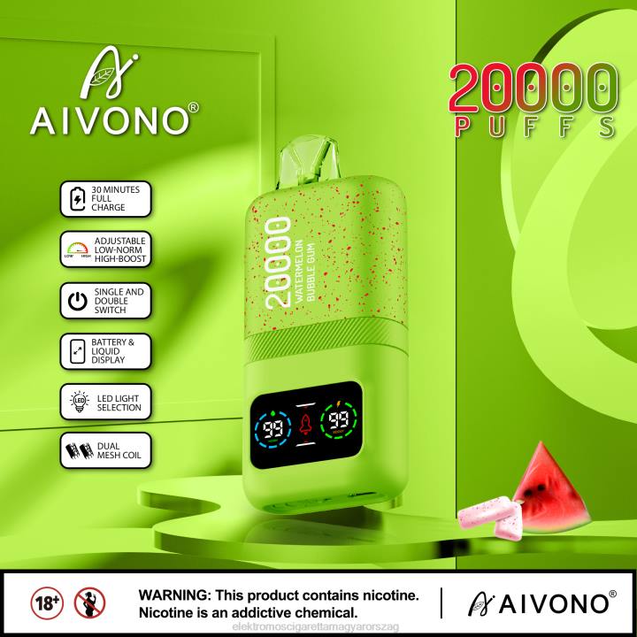 Aivono AIM magic 20000 görögdinnye rágógumi 6F0682 - Elektromos Cigaretta Fajták
