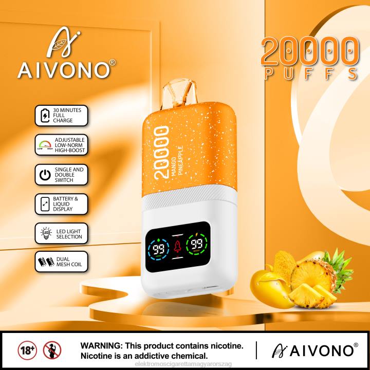 Aivono AIM magic 20000 mangó ananász 6F0677 - Elektromos Cigaretta Rendelés