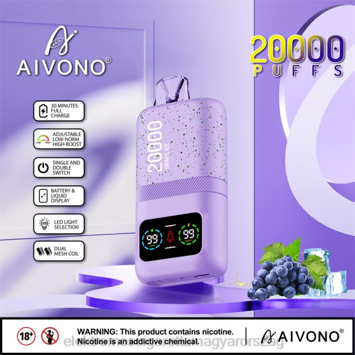 Aivono AIM magic 20000 szőlőjég 6F0686 - Elektromos Cigaretta Árak
