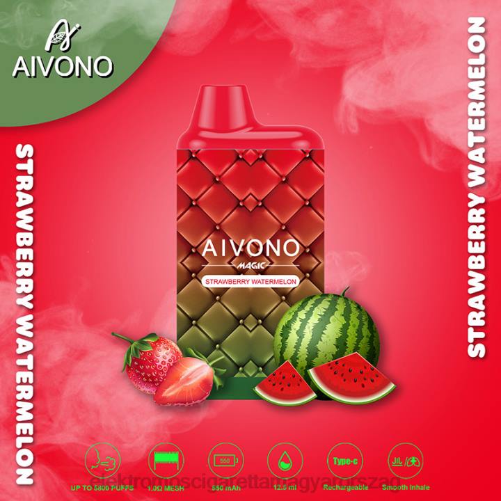 Aivono AIM MAGIC 5800-as szájdobozos cigaretta epres görögdinnye 6F0699 - Elektromos Cigaretta Töltő Vélemények