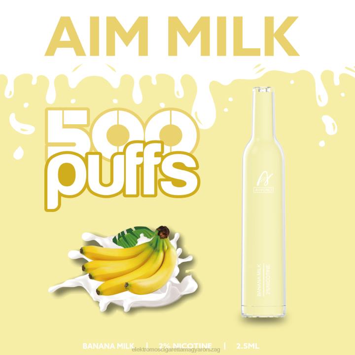 Aivono AIM MILK 500 banán tej 6F06275 - Elektromos Cigaretta Repülő
