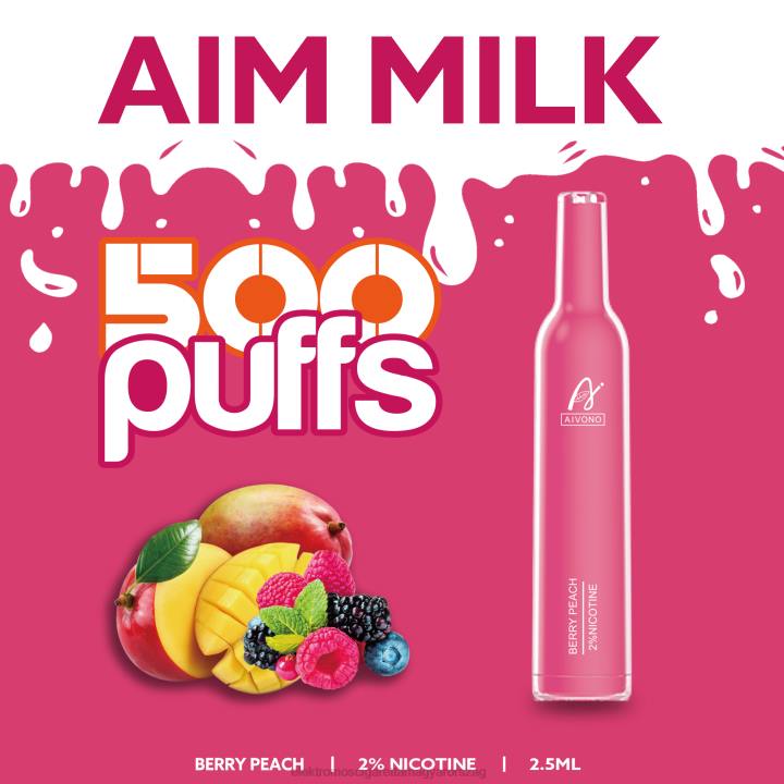 Aivono AIM MILK 500 bogyós barack 6F06273 - Elektromos Cigaretta Liquid