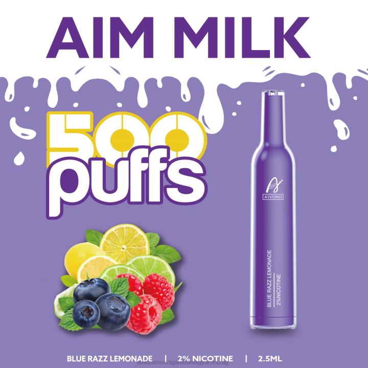 Aivono AIM MILK 500 kék razz limonádé 6F06264 - Vape Nagykereskedés
