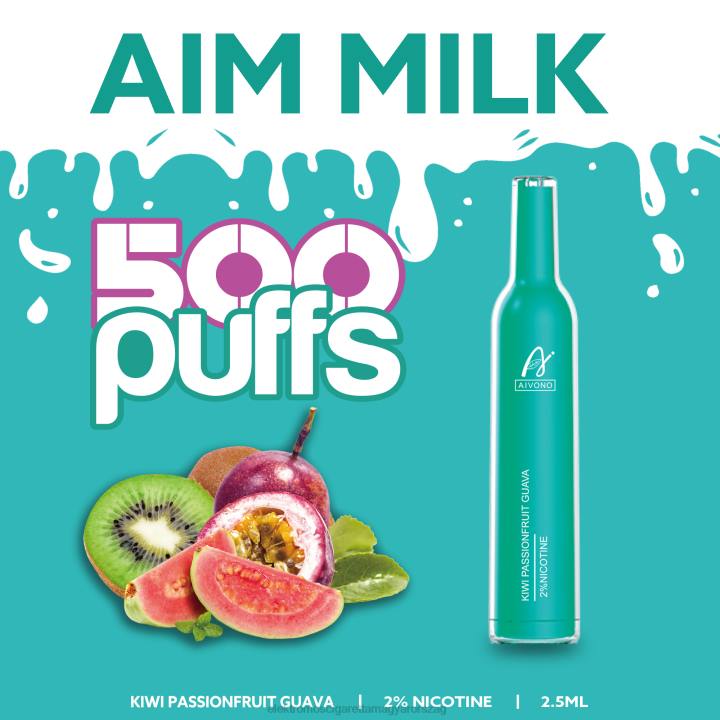 Aivono AIM MILK 500 kivi passionfruit guava 6F06272 - Elektromos Cigaretta Fajták