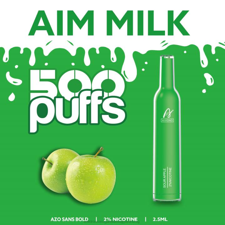 Aivono AIM MILK 500 savanyú alma 6F06267 - Elektromos Cigaretta Rendelés