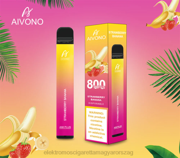 Aivono AIM PLUS 800 eper banán 6F06192 - Elektromos Cigaretta Fajták