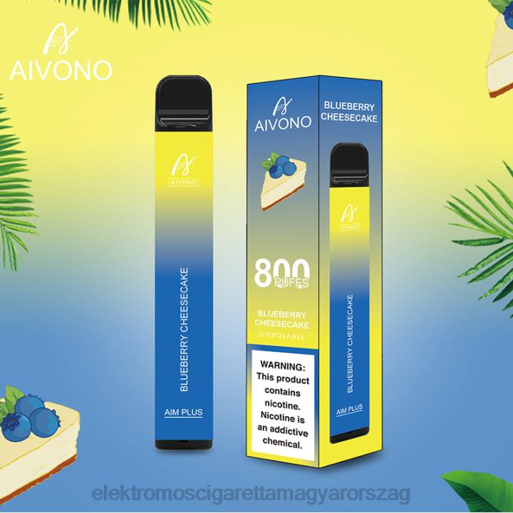 Aivono AIM PLUS 800 áfonyás sajttorta 6F06174 - Vape Nagykereskedés