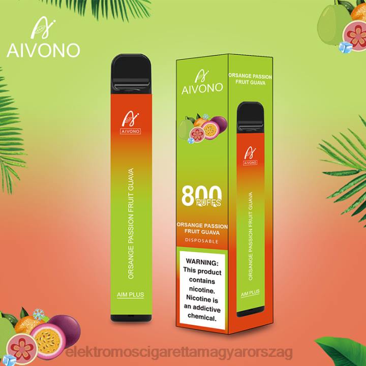 narancssárga maracuja guava