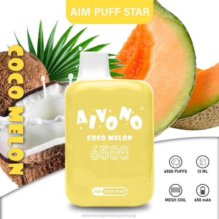 Aivono AIM PUFF STAR 6500 cocomelon 6F06297 - Elektromos Cigaretta Rendelés