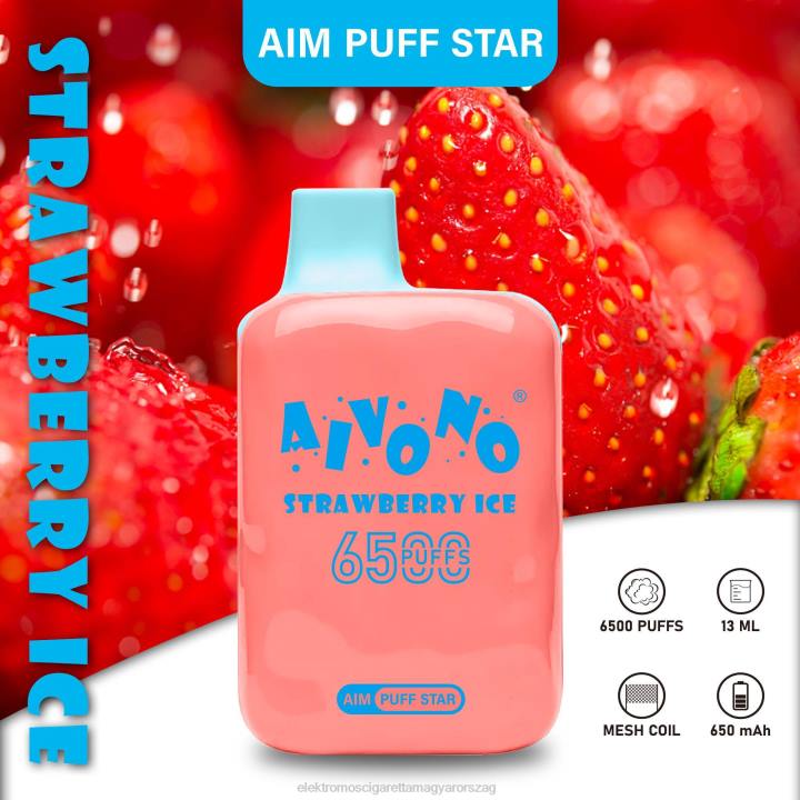 Aivono AIM PUFF STAR 6500 eper jég 6F06288 - Elektromos Cigaretta Bolt