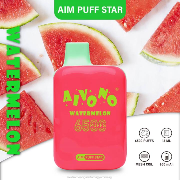 Aivono AIM PUFF STAR 6500 görögdinnye 6F06291 - Elektromos Cigaretta Töltő