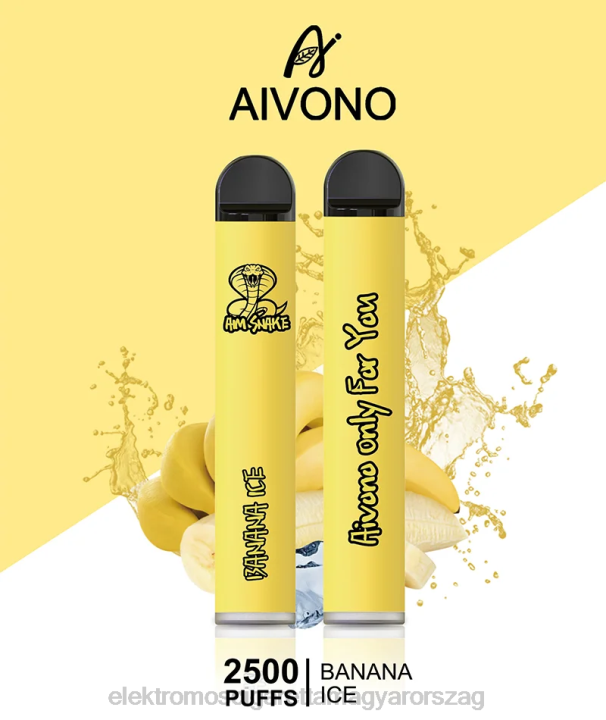 Aivono AIM SNAKE 2500 banán jég 6F06298 - Elektromos Cigaretta Bolt