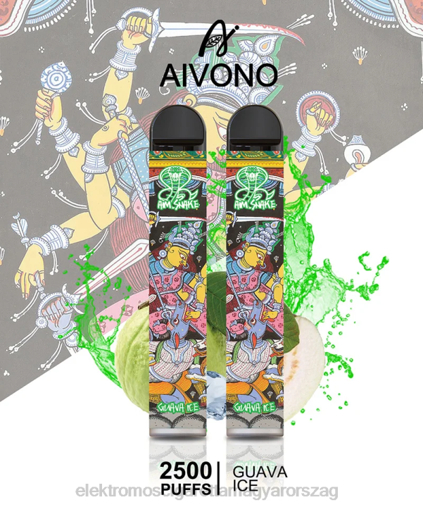 Aivono AIM SNAKE 2500 guava jég 6F06307 - Elektromos Cigaretta Rendelés