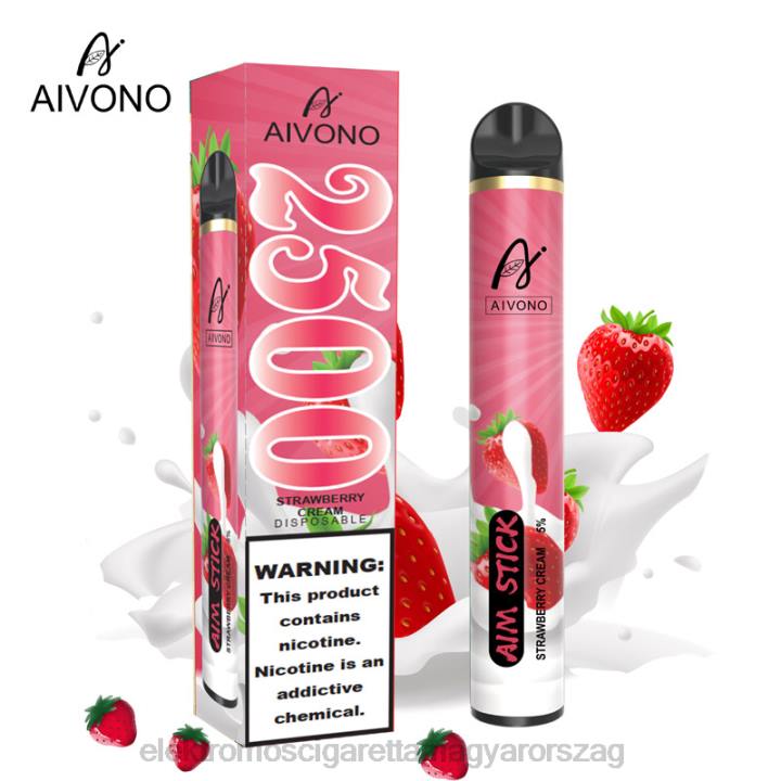 Aivono AIM STICK 2500 eper krém 6F06155 - Elektromos Cigaretta Repülő