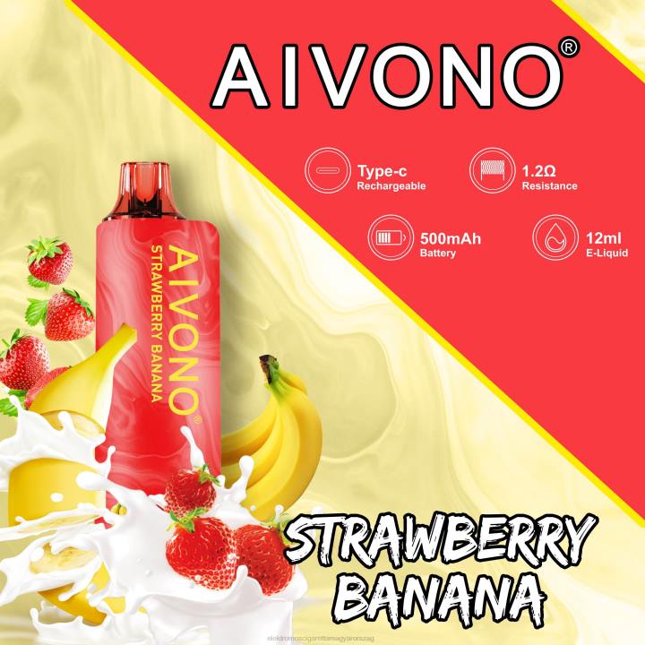 Aivono AIM GUN 7000 eper banán 6F06107 - Elektromos Cigaretta Rendelés