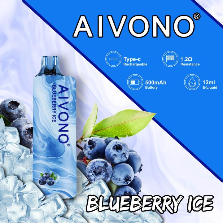 Aivono AIM GUN 7000 áfonyás jég 6F06104 - Vape Nagykereskedés