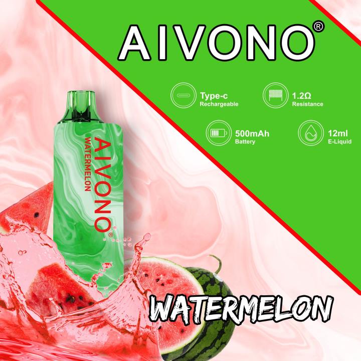 Aivono AIM GUN 7000 görögdinnye 6F06110 - Elektromos Cigaretta Töltő Alkatrészek