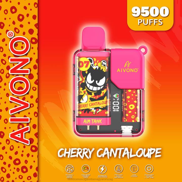 Aivono AIM TANK 9500 cseresznye sárgadinnye 6F0645 - Elektromos Cigaretta Repülő