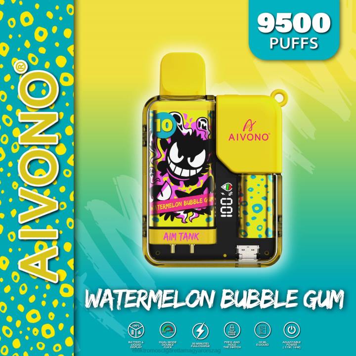 Aivono AIM TANK 9500 görögdinnye rágógumi 6F0644 - Vape Nagykereskedés