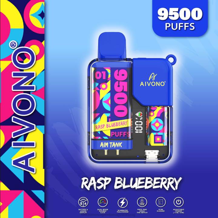 Aivono AIM TANK 9500 málna áfonya 6F0633 - Elektromos Cigaretta Liquid
