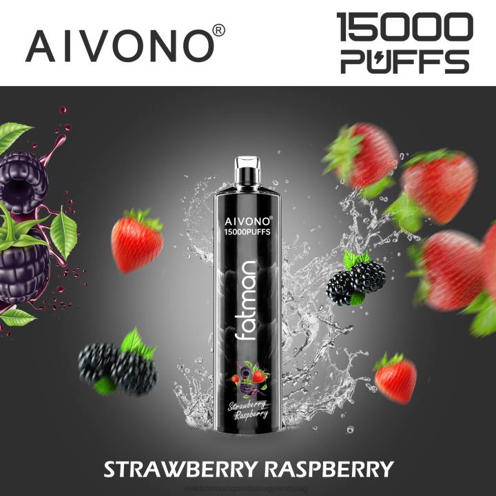 Aivono FATMAN 15000 eper málna 6F0615 - Elektromos Cigaretta Repülő
