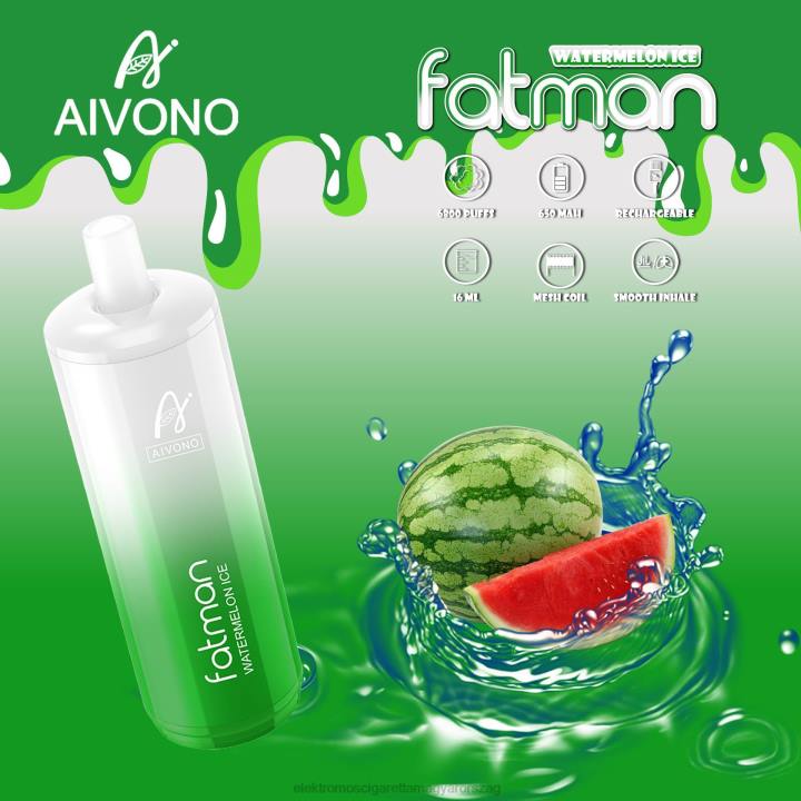 Aivono FATMAN 6800 görögdinnye jég 6F0628 - Elektromos Cigaretta Bolt