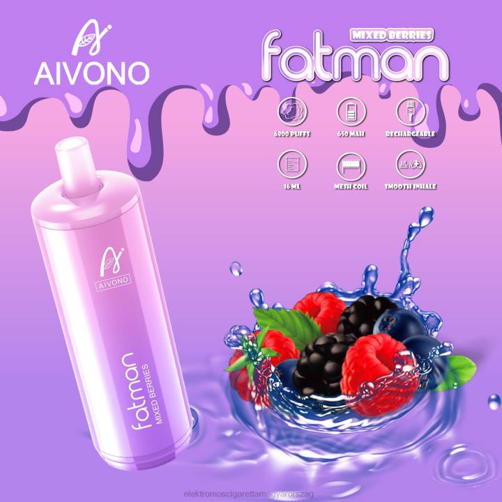 Aivono FATMAN 6800 vegyes bogyók 6F0627 - Elektromos Cigaretta Rendelés