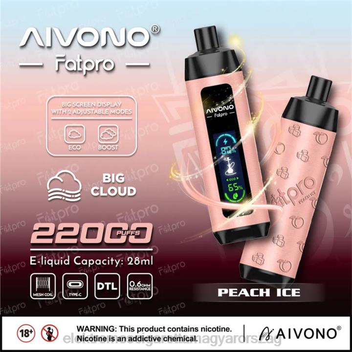 Aivono Fatpro 22000 barack jég 6F065 - Elektromos Cigaretta Repülő