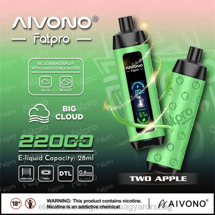 Aivono Fatpro 22000 két alma 6F061 - Elektromos Cigaretta Töltő