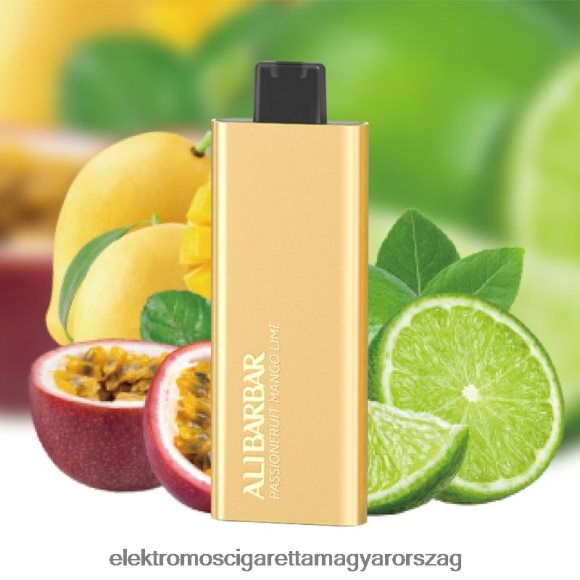 Alibarbar Pandora 7000 eldobható vape passionfruit mangó lime Z2466058 - Elektromos Cigaretta Bolt