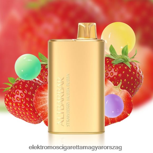 Alibarbar Rich 8000 eldobható vape eper hubba bubba Z2466012 - Elektromos Cigaretta Fajták