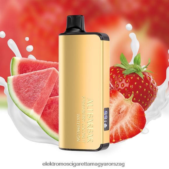 Alibarbar Ingot 20000 eldobható vape chupa chups eper Z2466034 - Vape Nagykereskedés